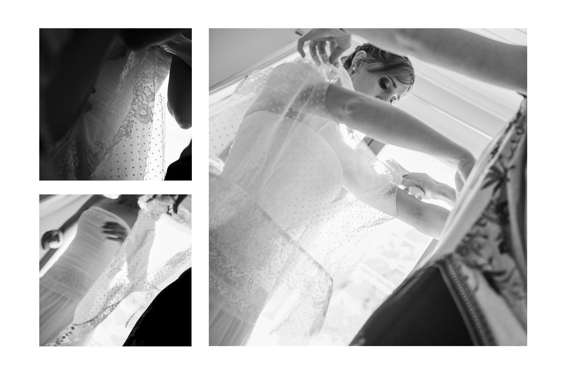 images de mariage, cérémonie civile en noir et blanc à Toulouse, haute garonne